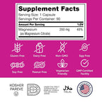 Zahler Magnesium Citrate 200 mg - 90 Capsules - image 5