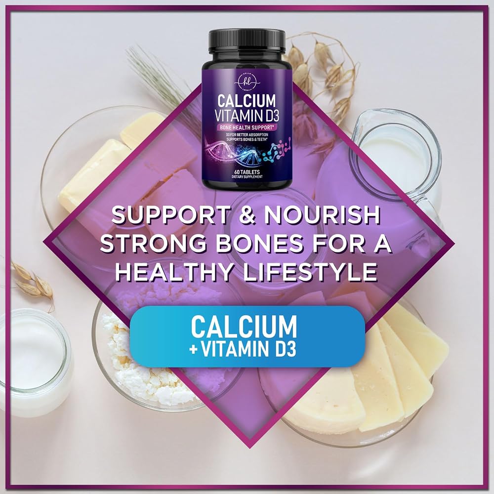 Hello Lovely! Calcium 1200 mg per Serving with Vitamin D3 - Bone