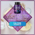 Hello Lovely! Calcium 1200 mg per Serving with Vitamin D3 - Bone
