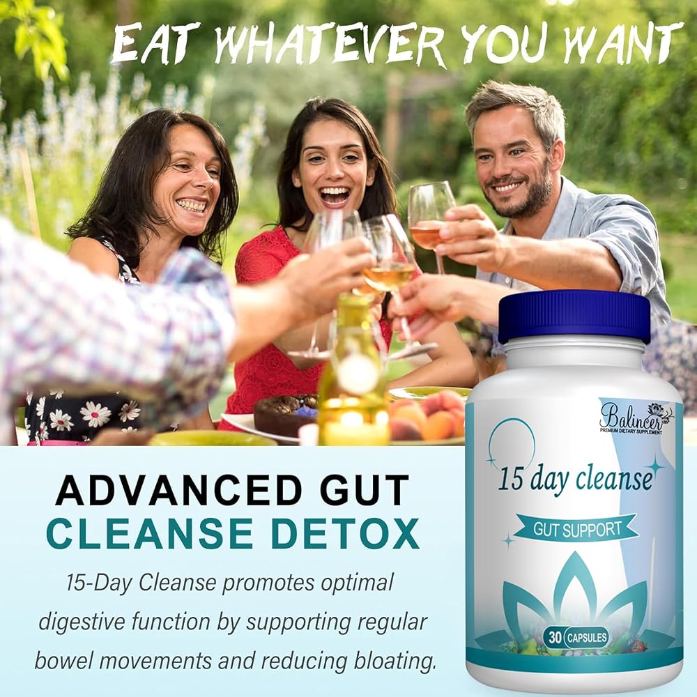 Balincer 15 Day Cleanse, Gut and Colon Support, Advanced 15 Day Gut