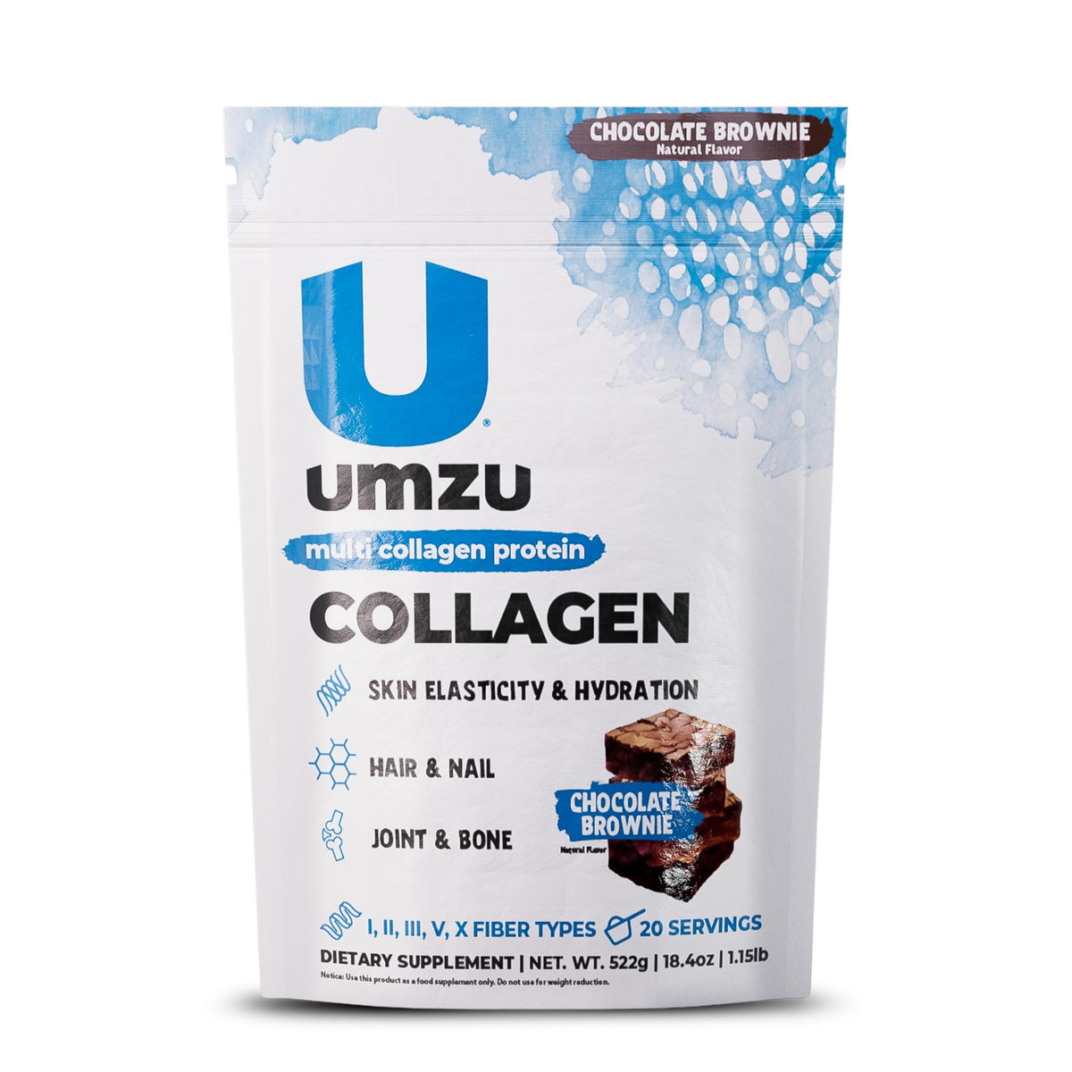 UMZU zuCollagen Collagen Peptides Powder Chocolate - 1.04 oz