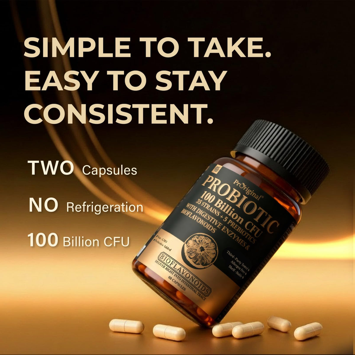 Proriginal Probiotics 100 Billion CFU with 35 Probiotic Strains