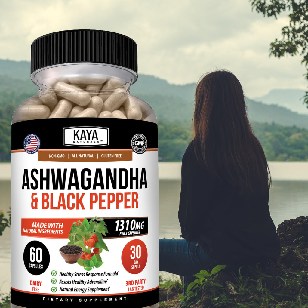 Kaya Naturals Root Powder Capsules - Pure Nature Ashwaganda
