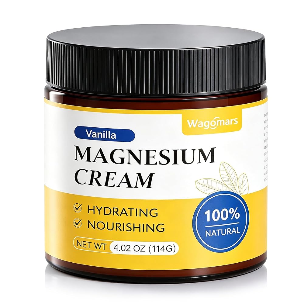 Wagomars Magnesium Cream - Natural Magnesium Lotion - Body Butter