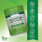 Nature's Truth Magnesium Glycinate 200mg - 120 Capsules - image 3