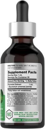 Horbäach Horsetail Herb Liquid Extract Alcohol Free - 2 fl oz - image 2