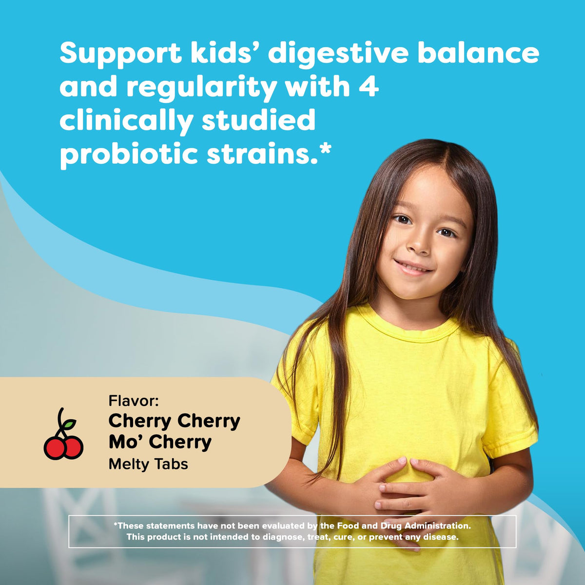 Renzo's Kids Probiotic Dissolvable Tablets Cherry Flavour - 60 Count - image 2