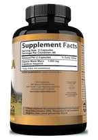 NaturalisimoLife Organic Black Maca 1,900 mg Natural Energy - 120 Capsules - image 5