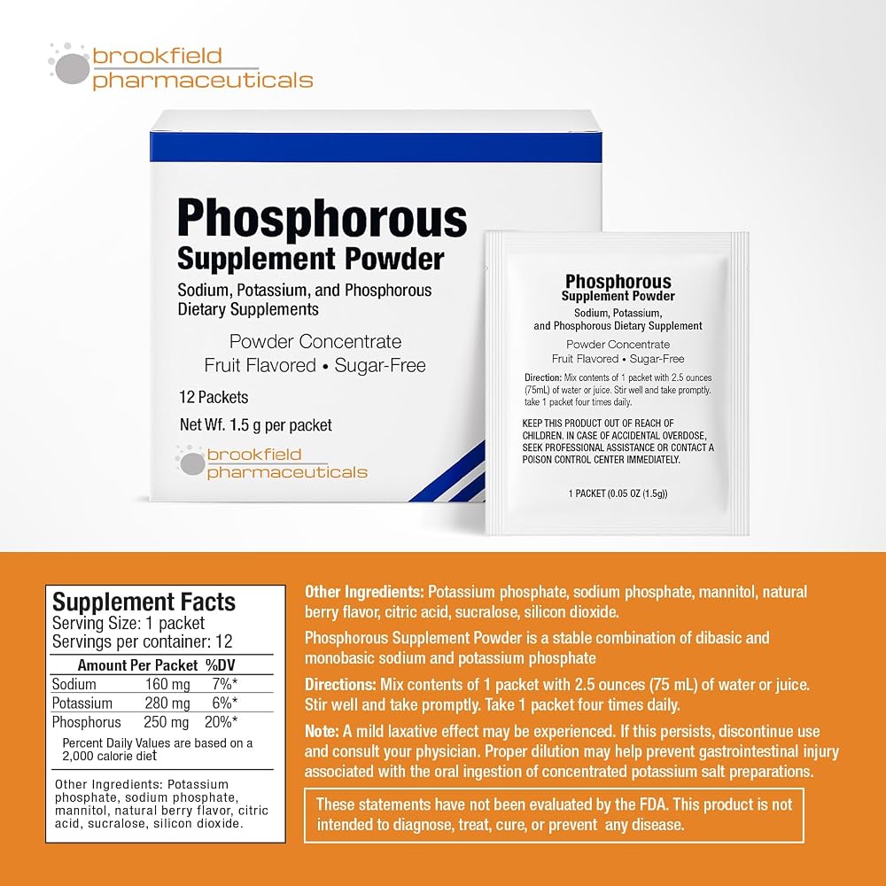 Brookfield Pharmaceuticals Phophorus Supplements Set