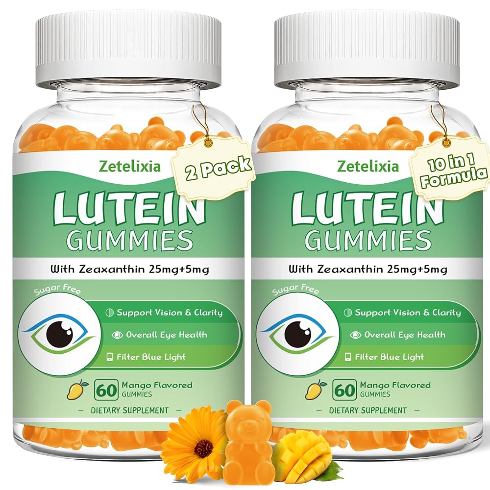 Zetelixia Lutein Gummies, Mango Flavor