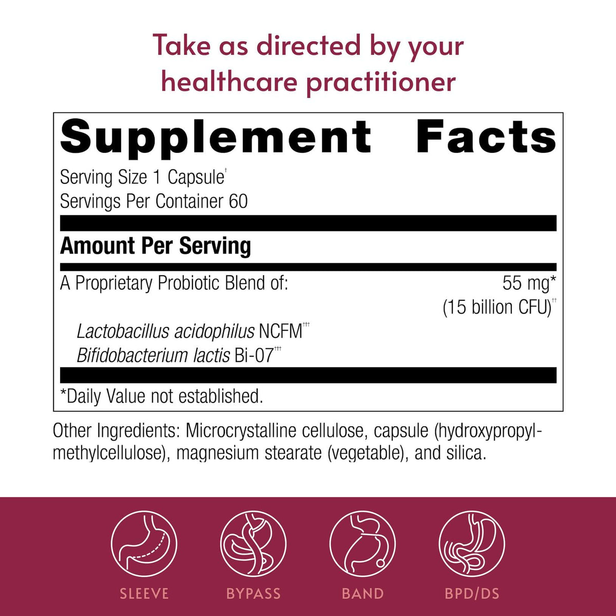 Bariatric Advantage FloraVantage Balance Probiotic - 60 Capsules - image 4