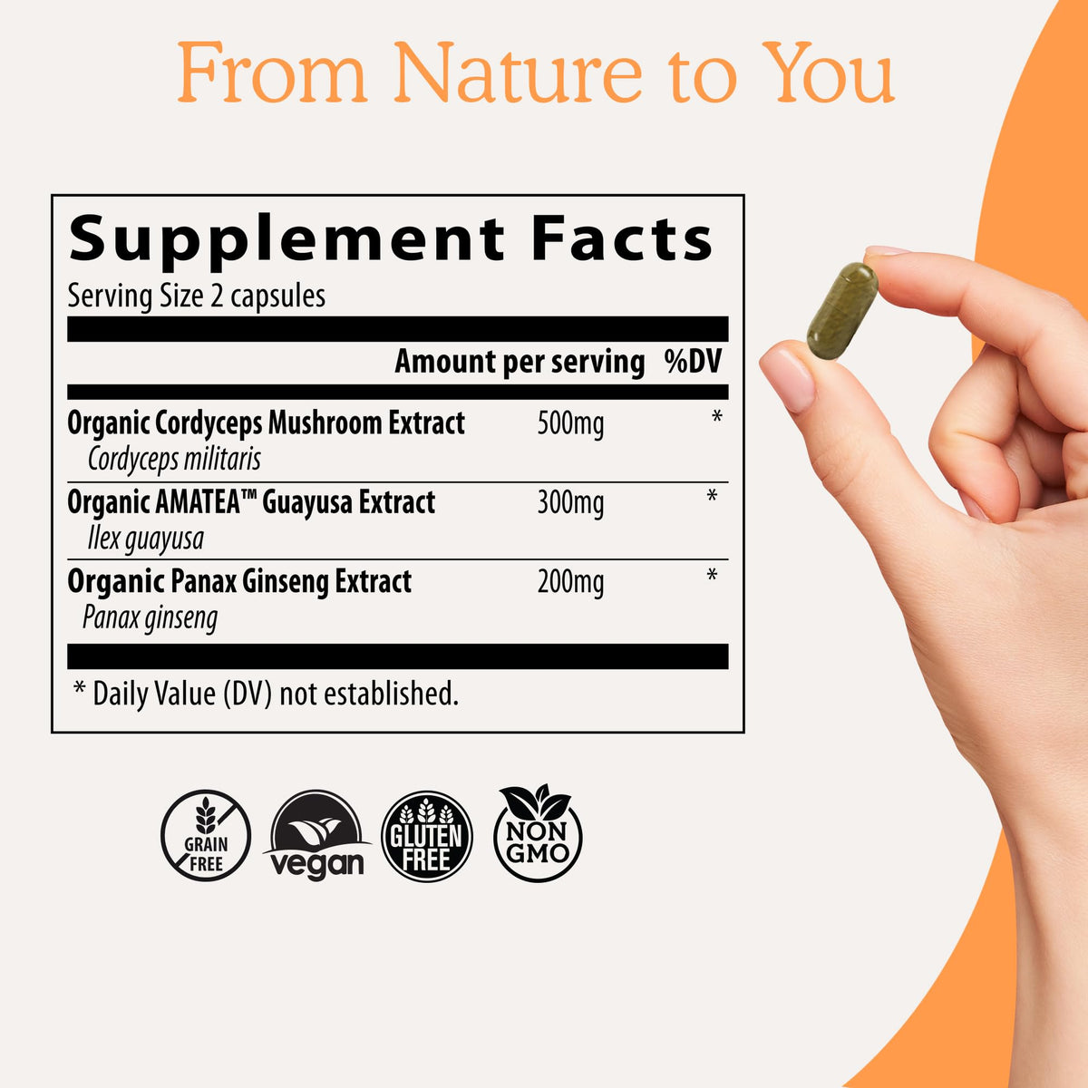 Real Mushrooms RealBoost Cordyceps Mushroom Capsules for Energy - 60ct - image 4