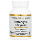 California Gold Nutrition Proteolytic Enzymes - 90 Vegetarian Capsules