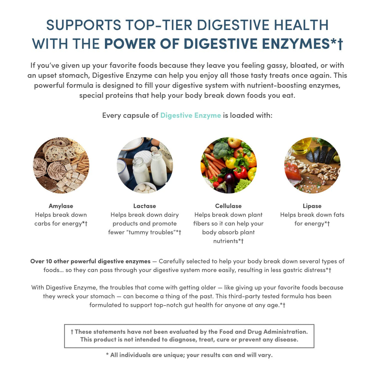 Nucific Digestive Enzyme Supplement - 90 Capsules - image 3