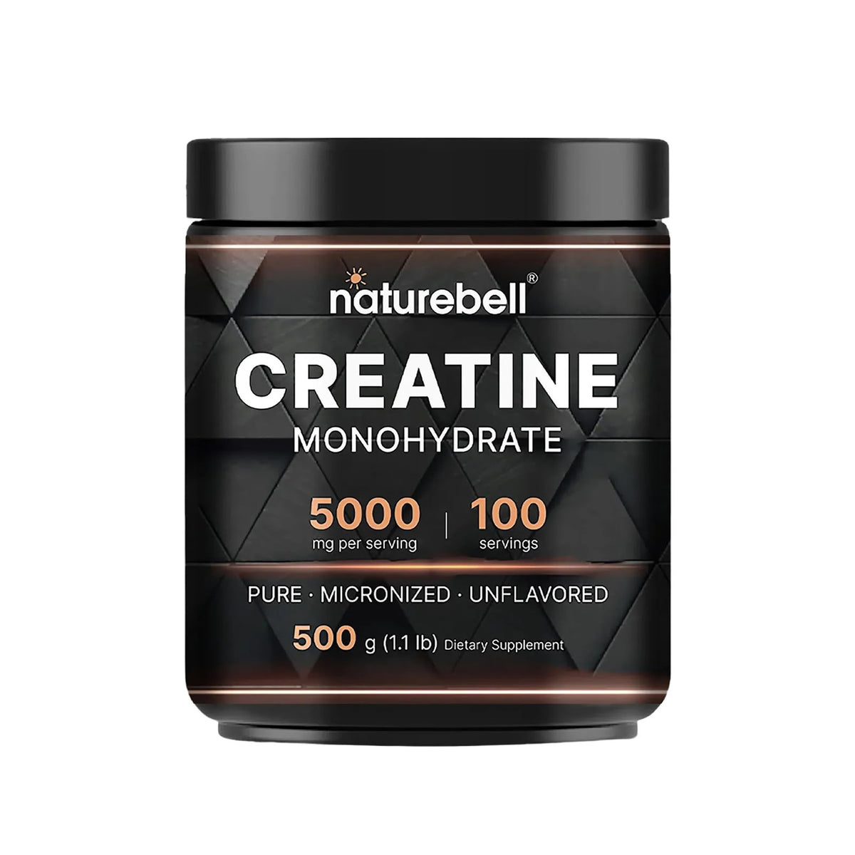 NatureBell Instant Creatine Monohydrate Powder 5,000mg Per Serving