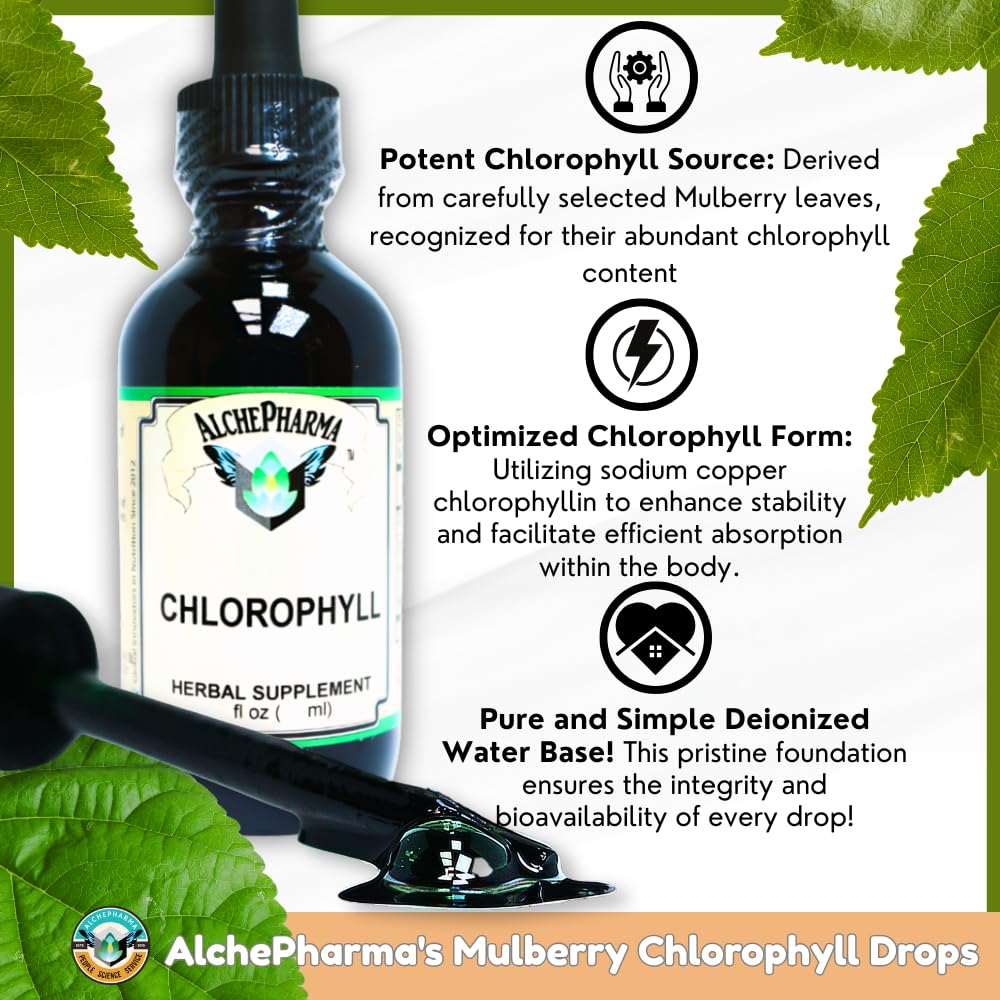 AlchePharma Chlorophyll from Mulberry Leaf as Sodium Copper