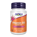 NOW Vitamin D-3 2000 IU Structural Support - 30 Softgels