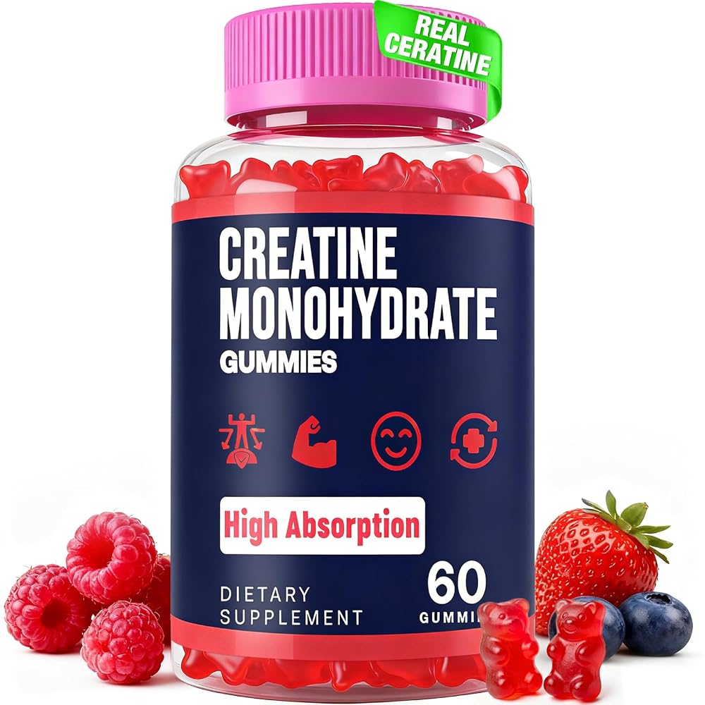 Trupretty Creatine Monohydrate Gummies for Women & Men