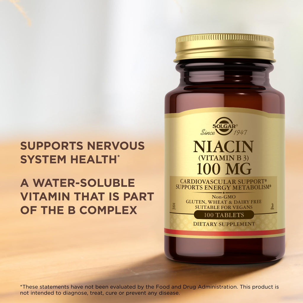 Solgar Niacin 100mg - 100 Tablets - image 5