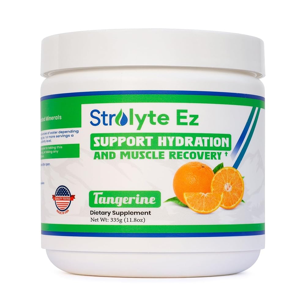 Strolyte Ez Keto Electrolytes Powder Tangerine - 11.8 oz