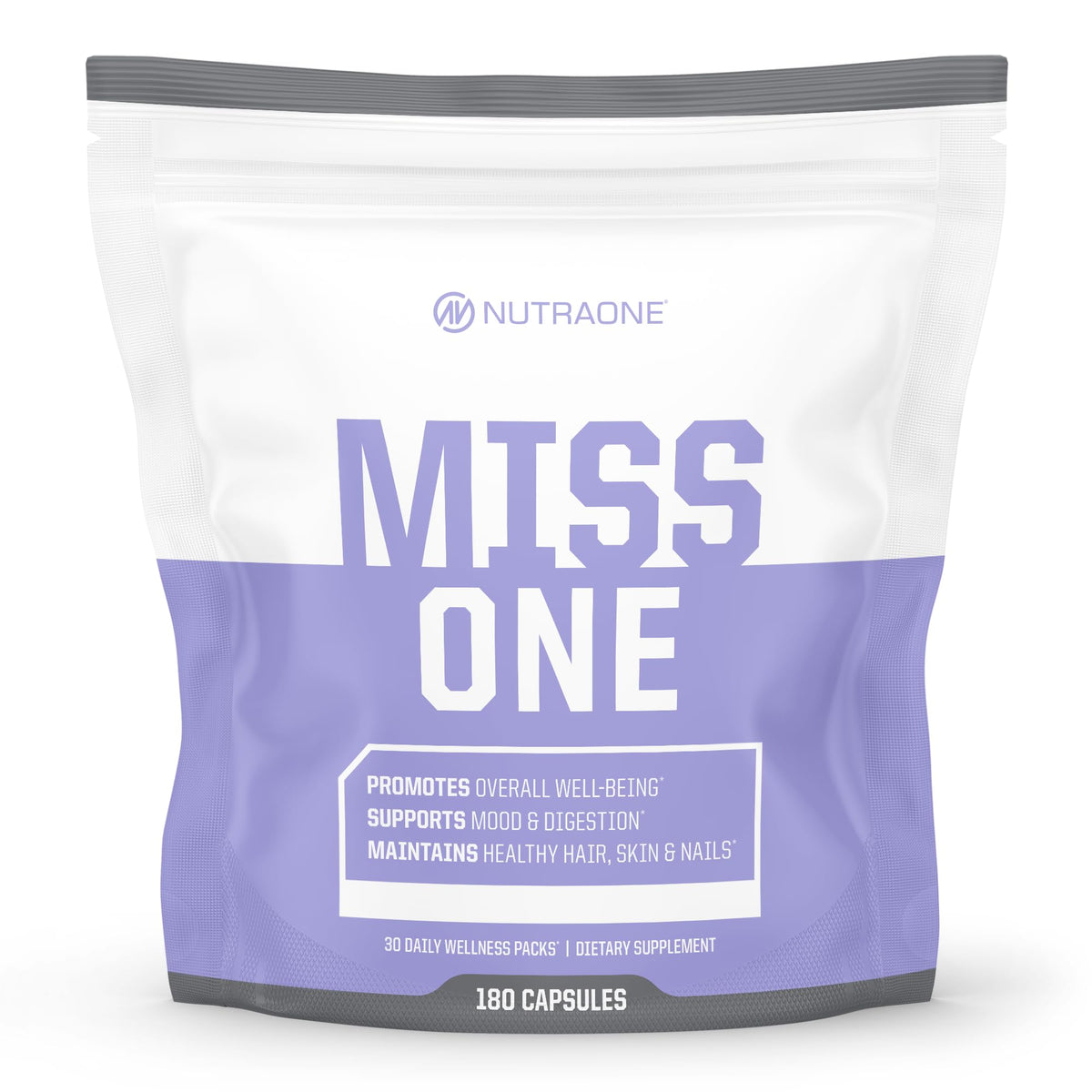 NutraOne MissOne Daily Vitamin Packs for Women - 30 Day Supply