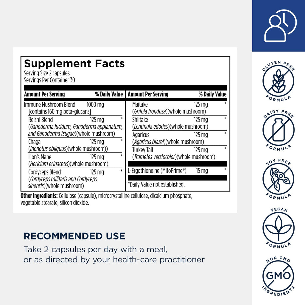 Designs for Health MycoSupreme Mushroom Support - 60 Capsules - image 5