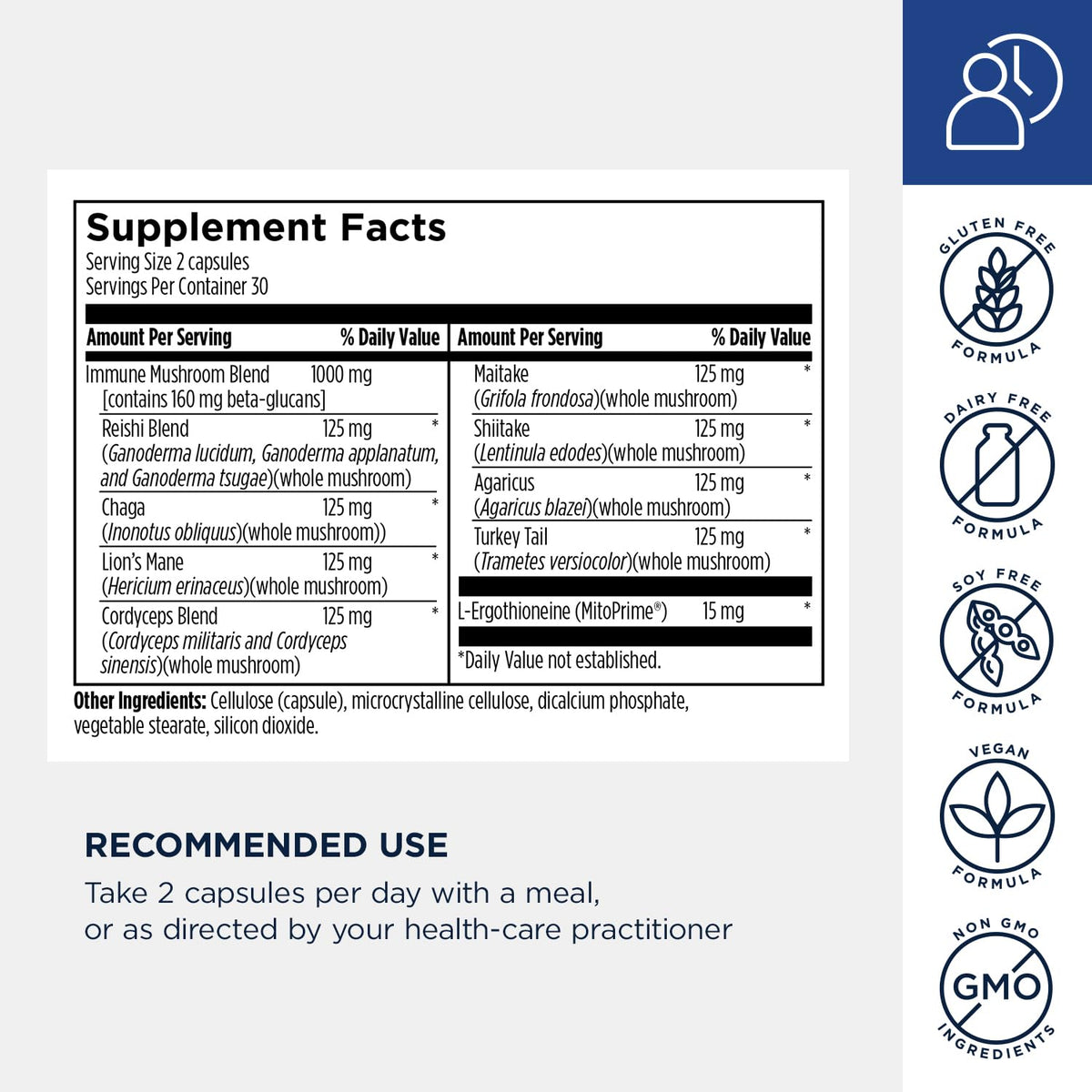Designs for Health MycoSupreme Mushroom Support - 60 Capsules - image 5