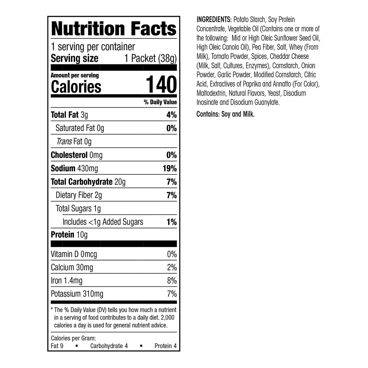WonderSlim Protein Snack Chips