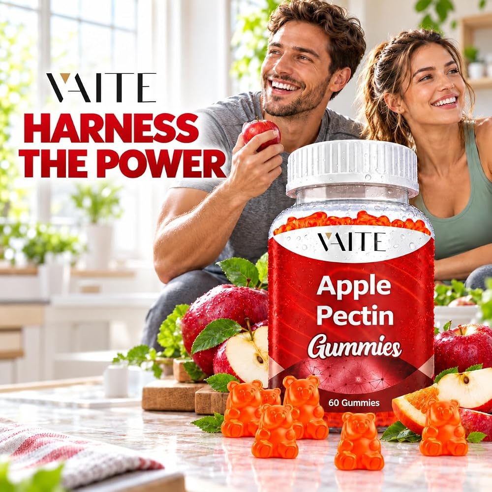 VAITE Apple Pectin Gummies High-Fiber Digestive Support - 60 Gummies - image 6