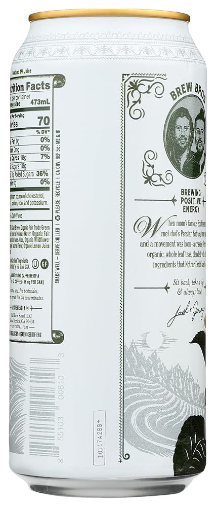 Seven Teas Organic Golden Honey Green Tea - 16 Fl Oz - image 2