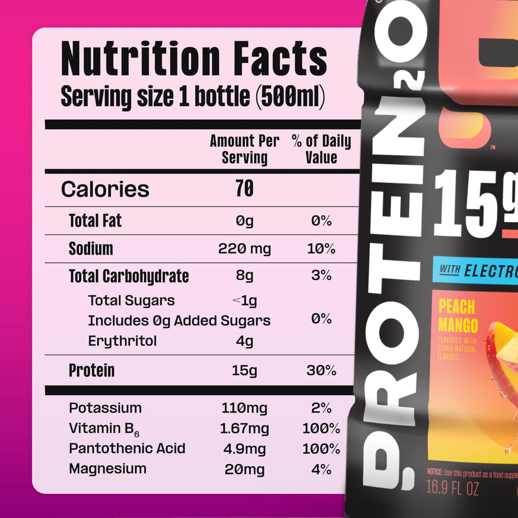Protein2o Hydration Drink Clear Whey Protein Isolate - 12 Pack - image 7