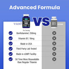 VANI Vitamin B1 with Benfotiamine 500mg - 120 Capsules - image 4