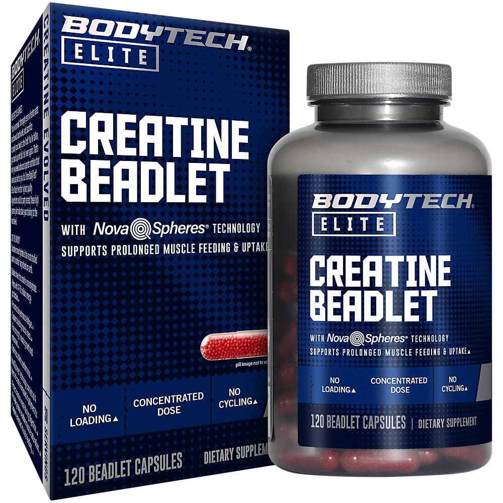 BodyTech Elite Creatine Beadlet - 120 Capsules