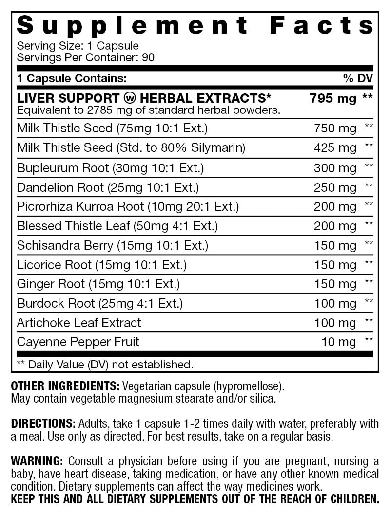 Fresh Start Liver Support - 90 Capsules - image 2