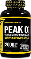 Primaforce Peak O2 Mushroom Blend 2000mg - 180 Capsules