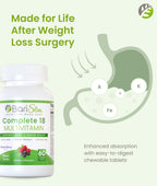BariSlim Advanced Chewable Bariatric Multivitamin Tablets