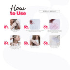 Ginger Milk Hair Ampoules with Hyaluronic Acid for Dry, Damaged Hair