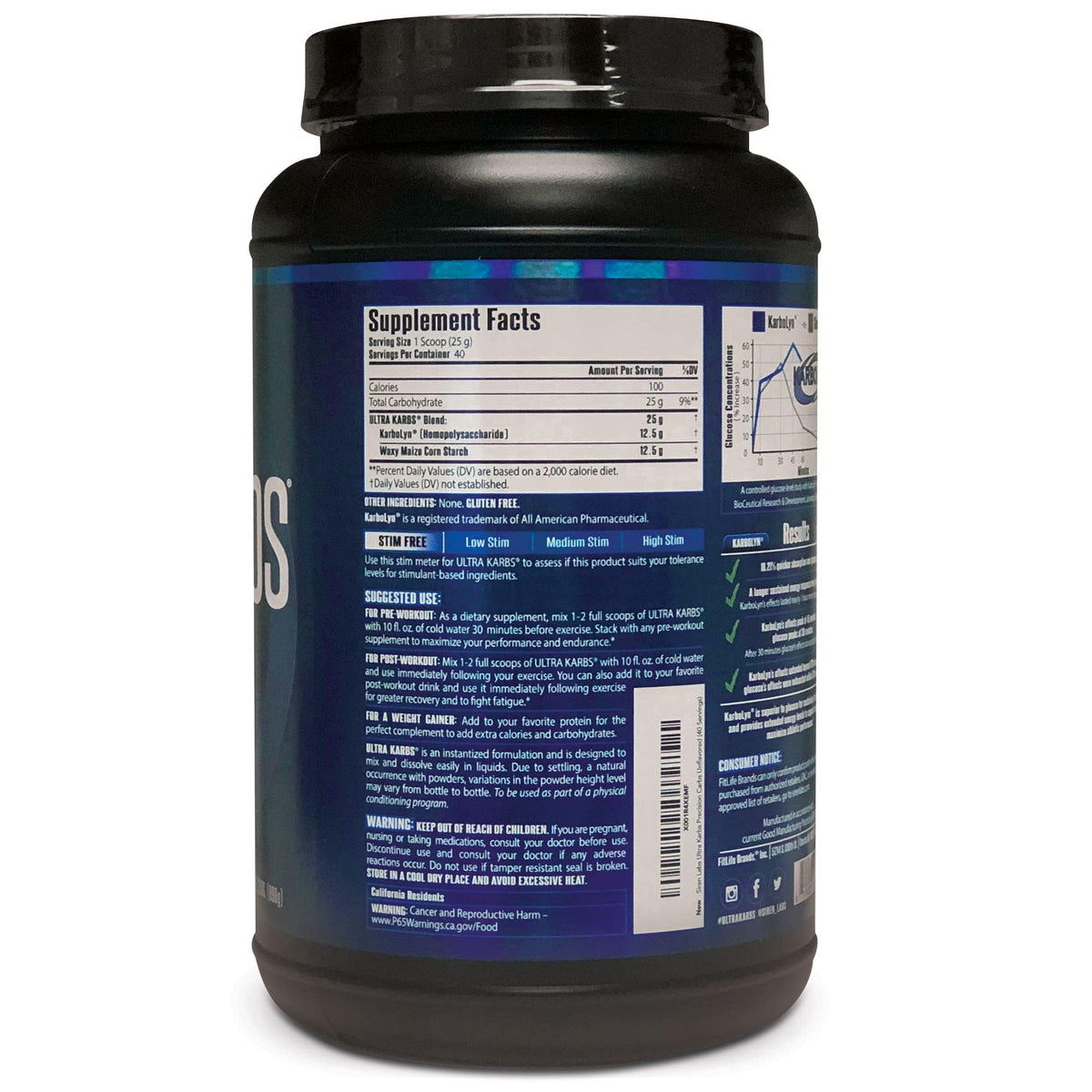 SIRENLABS Siren Labs Ultra Karbs Mass Gainer Powder - 40 Servings - image 2
