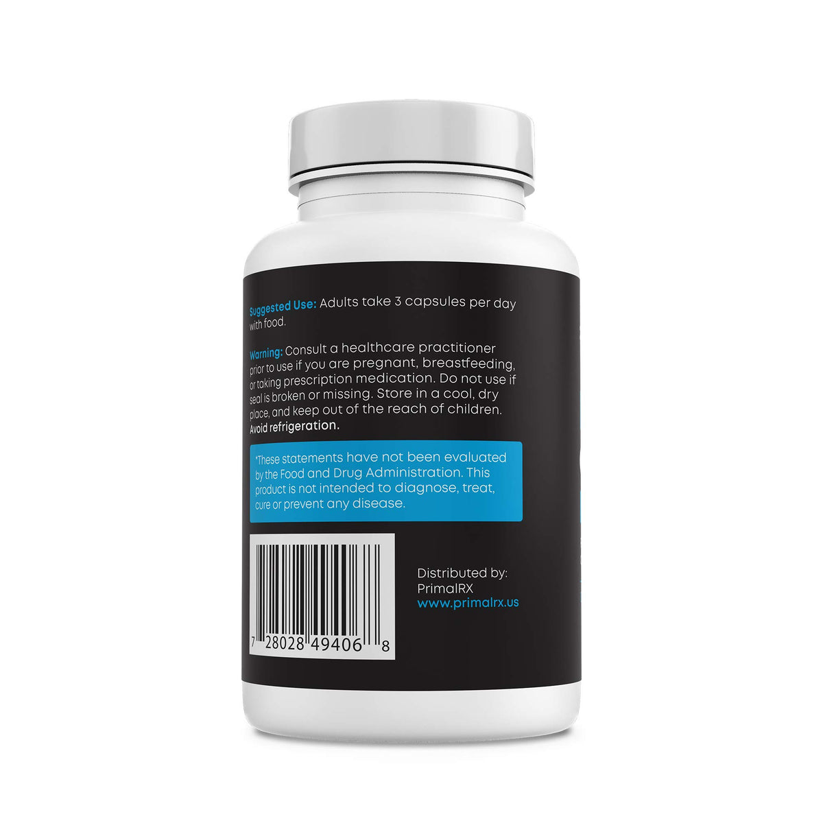 PRIMALRX Bovine Cartilage Grass-Fed Beef Collagen - 90 Capsules - image 3