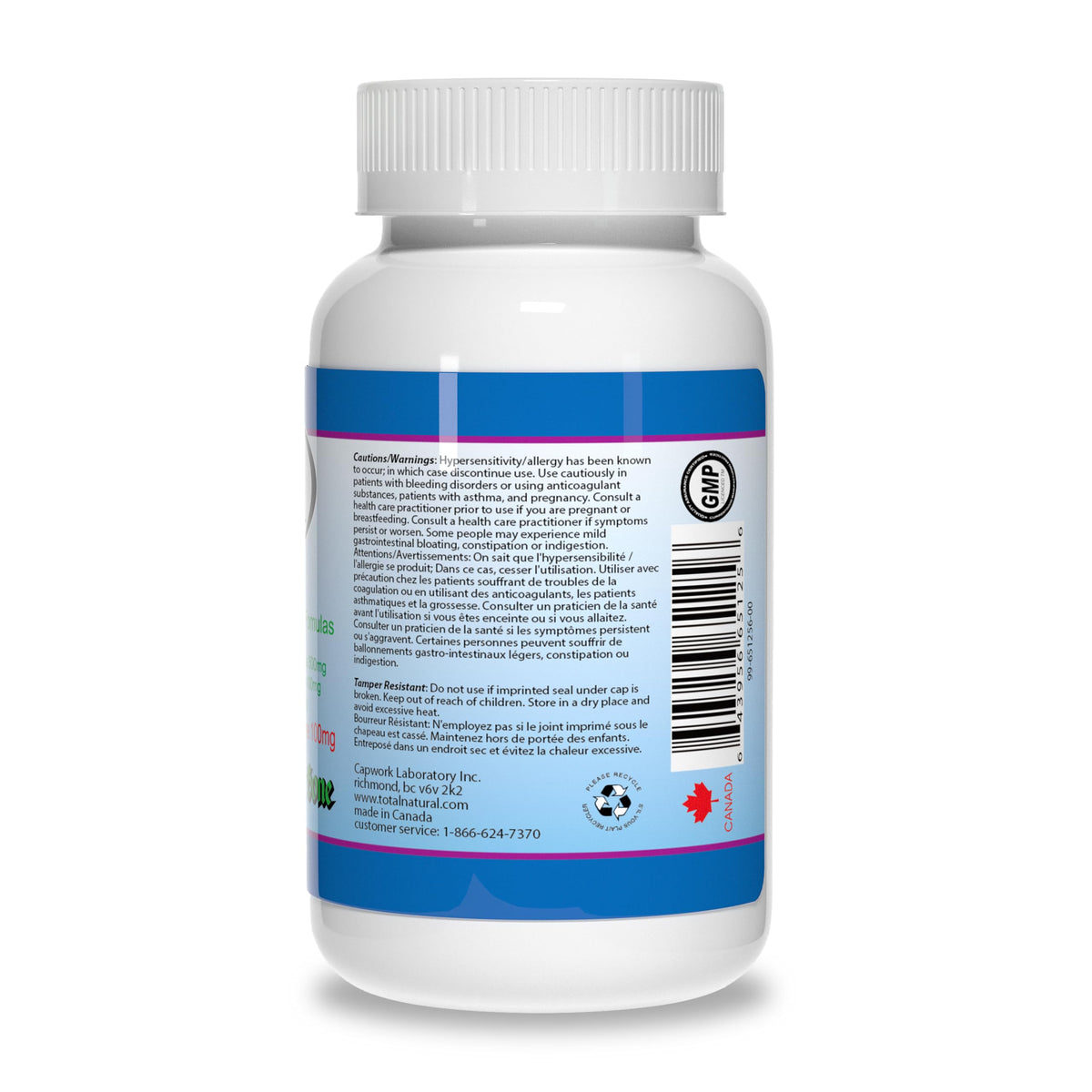 Total Natural 4-in-1 Glucosamine Sulfate Joint Support - 150 Capsules - image 3