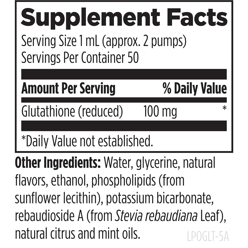 Designs for Health Liposomal Glutathione 100mg - 50 Servings - image 3