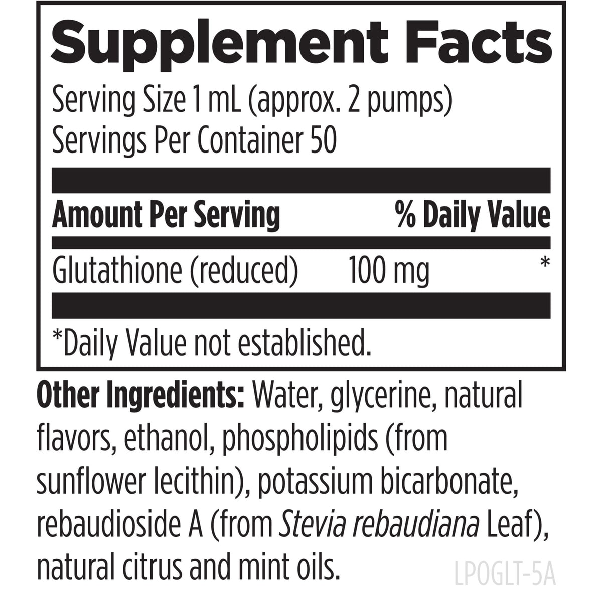 Designs for Health Liposomal Glutathione 100mg - 50 Servings - image 3