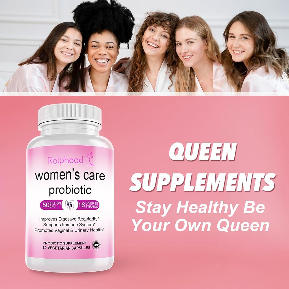 Rolphood Vaginal Probiotic for Women's pH Balance - 60 Capsules - image 2