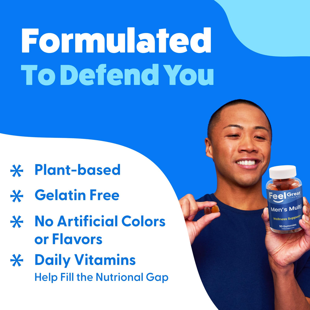 The Feel Great Vitamin Company Men's Multivitamin Gummies - 90 Gummies - image 6