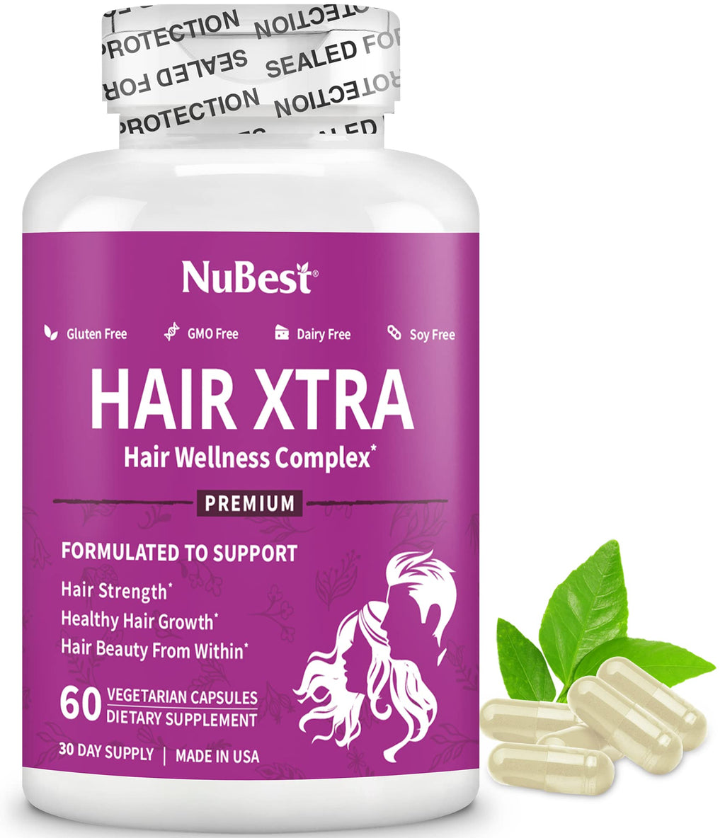NuBest Hair Xtra - Hair Growth Vitamin for Faster Hair Growth - 60