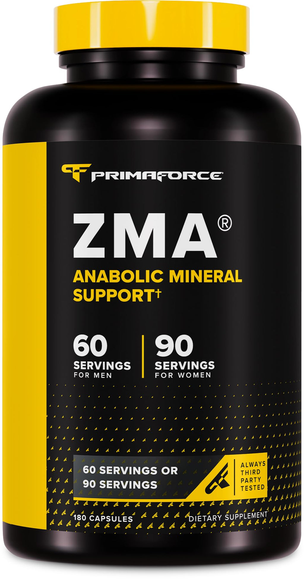 Primaforce ZMA Dietary Supplement - 180 Capsules