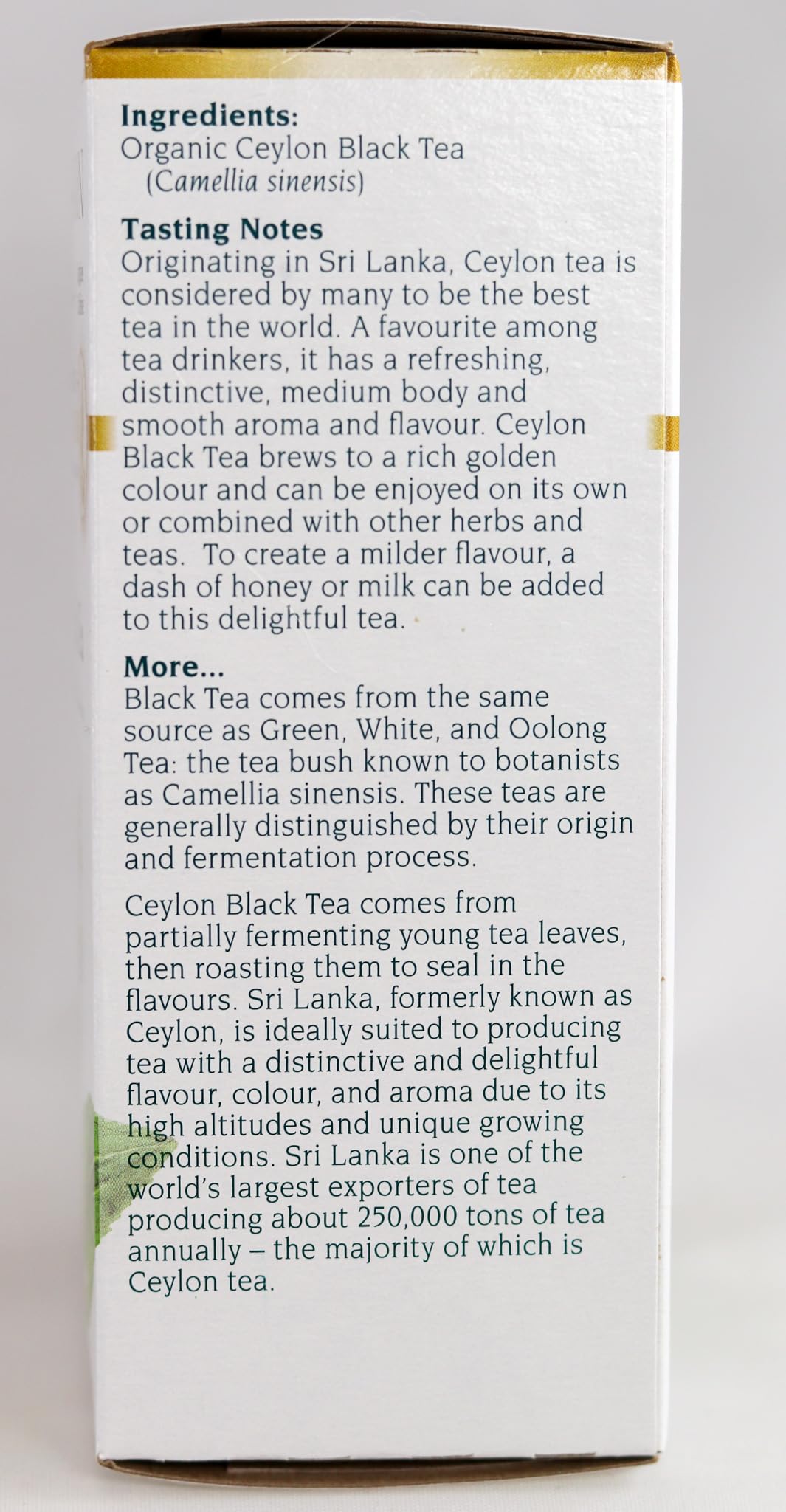 Celebration Herbals Ceylon Black Tea Organic - 24 Teabags - image 5
