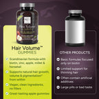 NEW NORDIC Hair Volume Daily Biotin Support Gummies - 180 Count - image 8