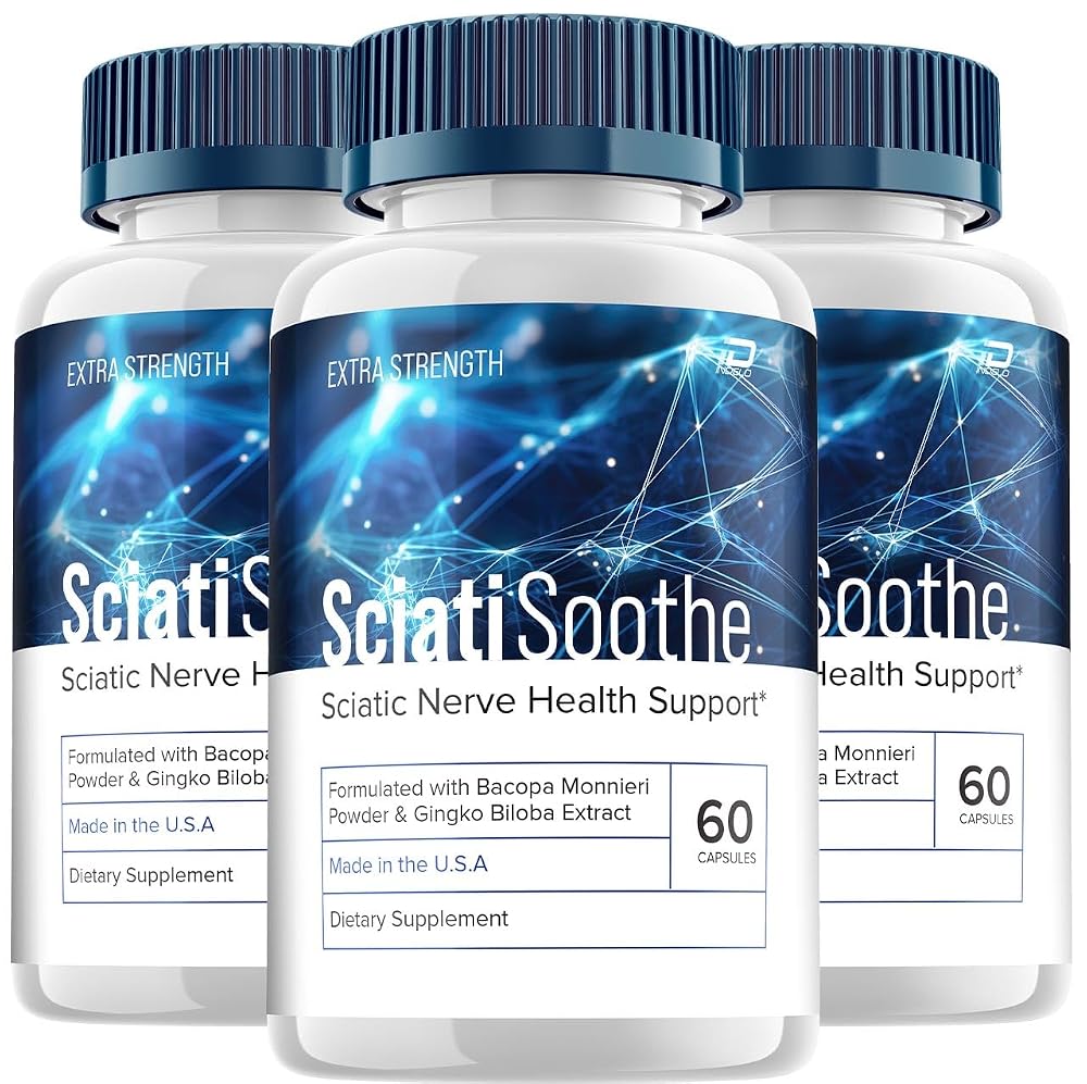 Indelo SciatiSoothe Brain Supplement - 180 Capsules