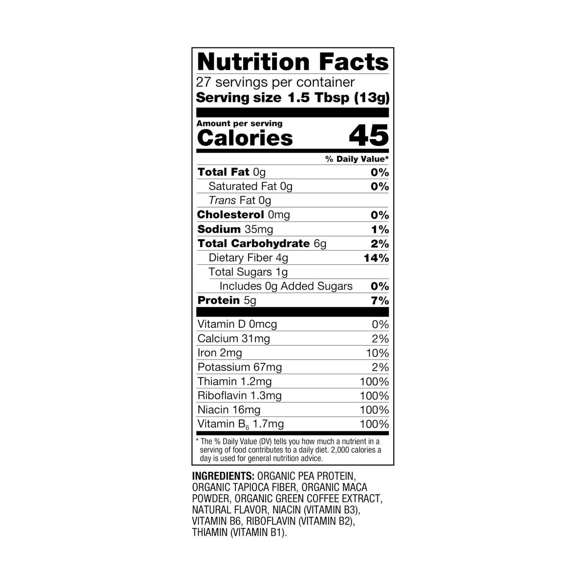 BetterBody Foods Organic Energy Blend Powder - 12.7 Oz - image 2